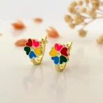 children's earring, renkli küpe, çocuk küpesi