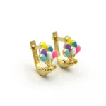 children's earring, balon küpe, çocuk küpesi