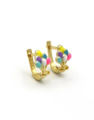 children's earring, balon küpe, çocuk küpesi
