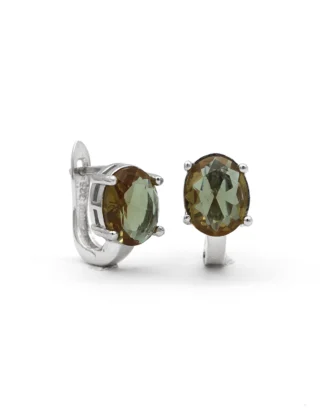 silver earring, gümüş küpe, tek taşlı küpe