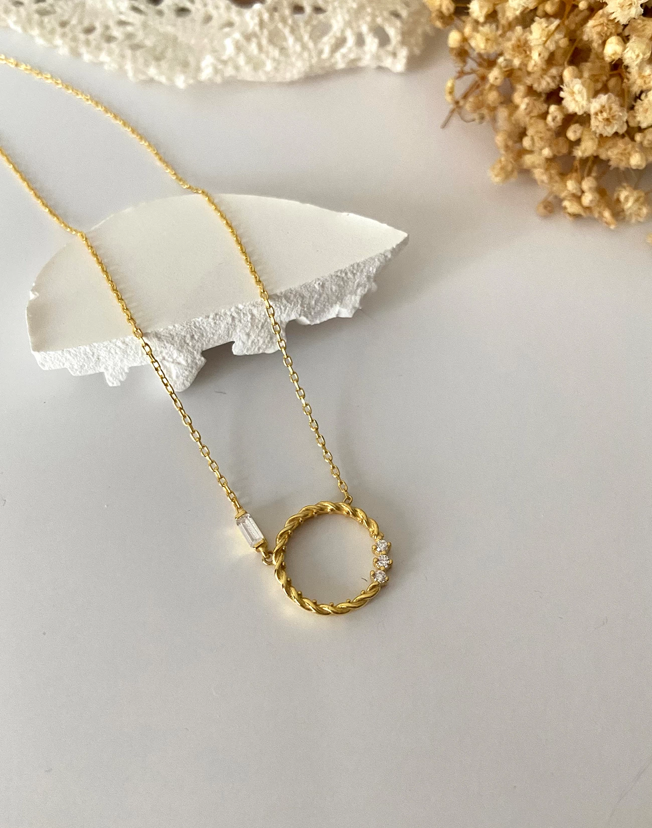 Brsl0070-G-4 Silver Necklaces, Gümüş Kolye