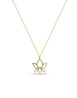 Lotus kolye, Silver Necklaces, Gümüş Kolye,