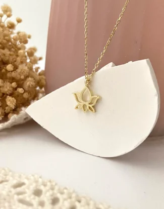 Lotus kolye, Silver Necklaces, Gümüş Kolye,