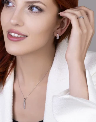 silver jewelry set, gümüş takı seti, baget sıra taşlı set
