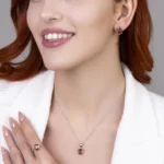 silver jewelry set, gümüş takı seti, tek taş set