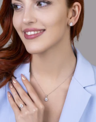 silver jewelry set, gümüş takı seti, damla anturaj set