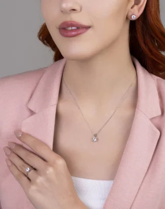 silver jewelry set, gümüş takı seti, tek taş set