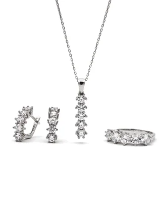 silver jewelry set, gümüş takı seti, beş taş set