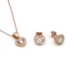 silver jewelry set, gümüş takı seti, damla tek taş set