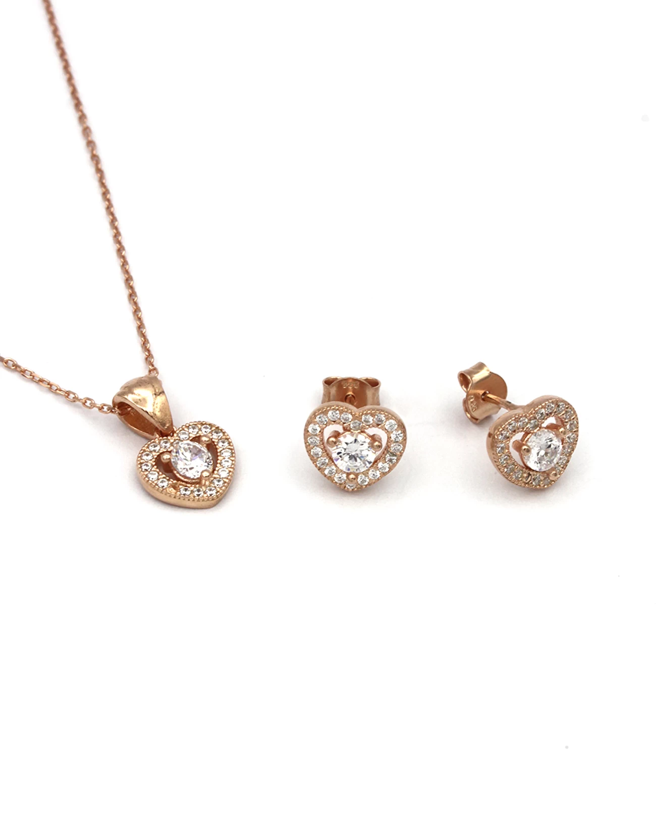 Brsl0064 silver jewelry set, gümüş takı seti, damla tek taş set