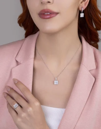 silver jewelry set, gümüş takı seti, baget taşlı set