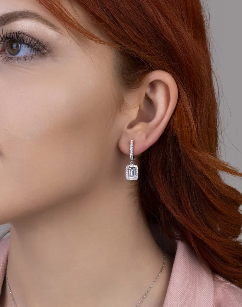 silver jewelry set, gümüş takı seti, baget taşlı set