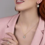 silver jewelry set, gümüş takı seti, baget taşlı set