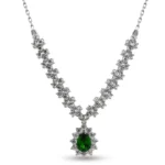 silver jewelry set, gümüş takı seti, damla zümrüt set