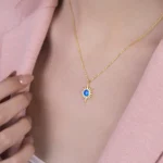 Opal Taşlı Şimal Yıldızı Kolye