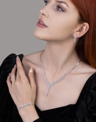 silver jewelry set, gümüş takı seti, düğün seti