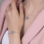 silver jewelry set, gümüş takı seti, nergis çiçeği