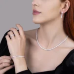 silver jewelry set, gümüş takı seti, modern su yolu