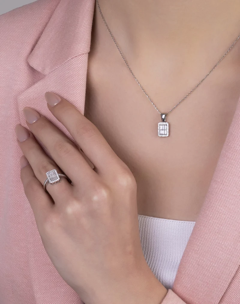 silver jewelry set, gümüş takı seti, baget set