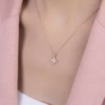 silver jewelry set, gümüş takı seti, minimal umut çiçeği set