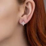 silver jewelry set, gümüş takı seti, minimal umut çiçeği set