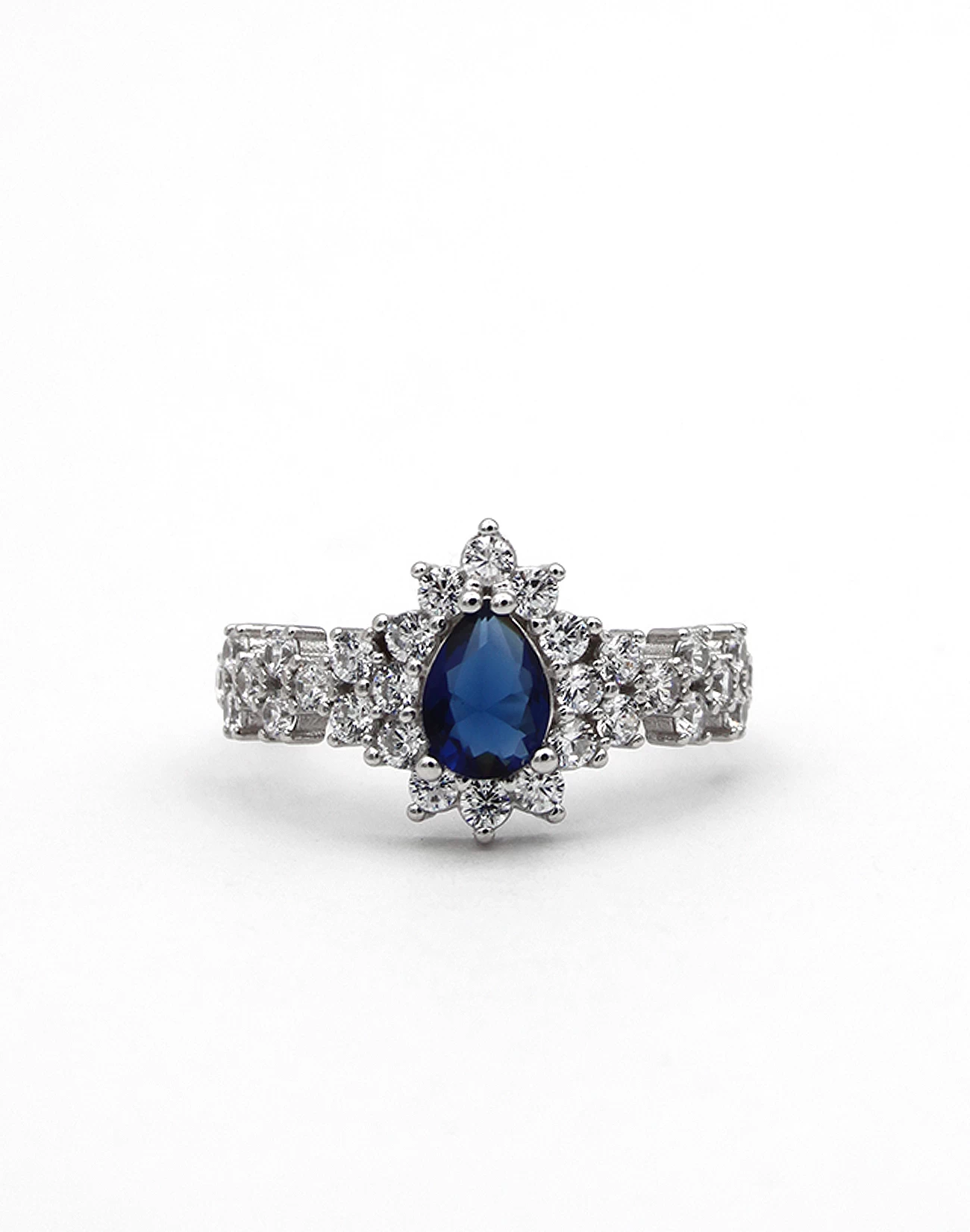 Safir Gümüş Yüzük - Brsl0207-yz Gümüş Yüzük