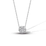 0,22 Karat Pırlanta Nokta kolye