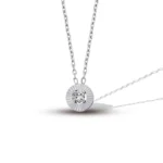 0,50 Karat Efektli Pırlanta Kolye