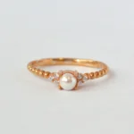 incili Altın Yüzük