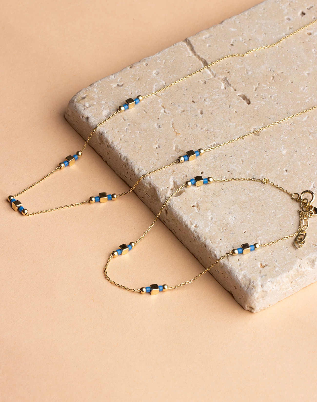 Altın Kolye ve Bileklik - Brgl0328-1 Altın Kolye ve Bileklik