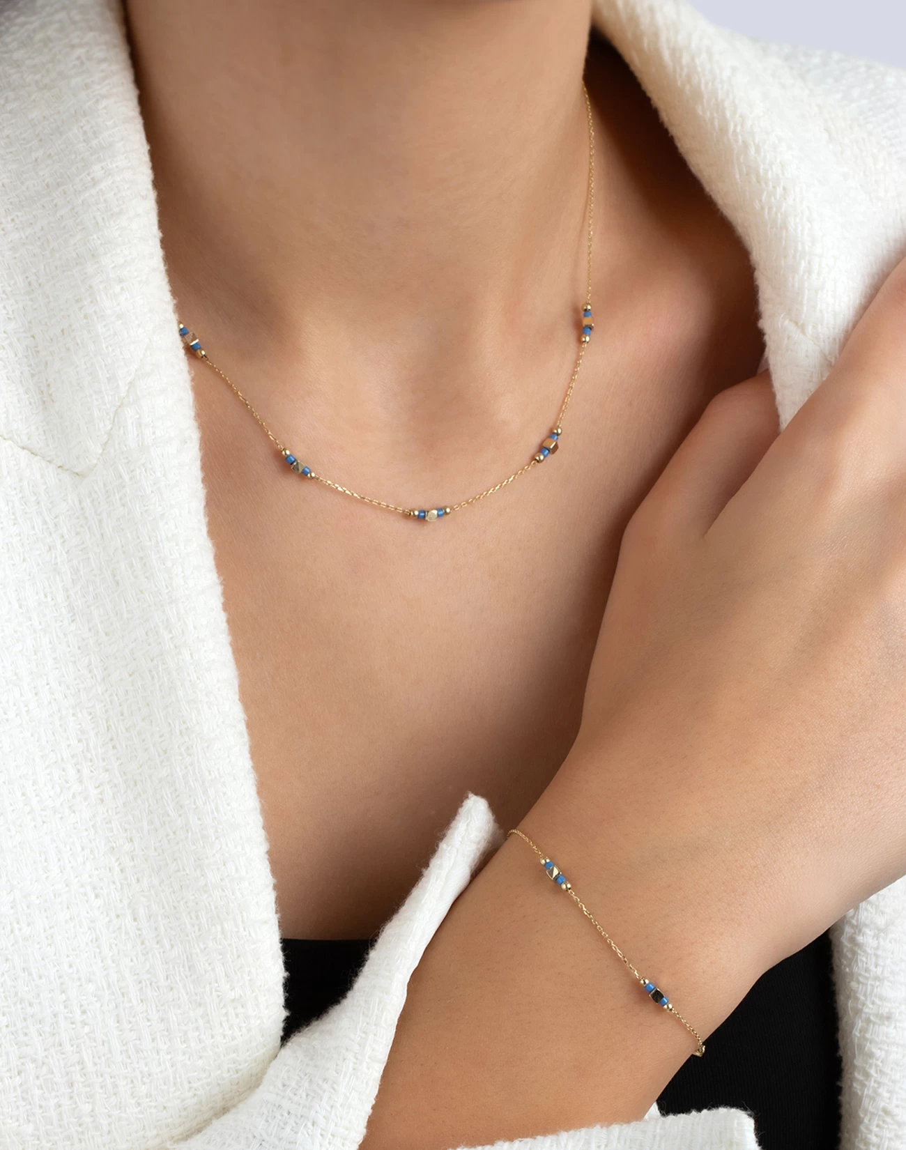 Altın Kolye ve Bileklik – Brgl0328 Altın Kolye ve Bileklik