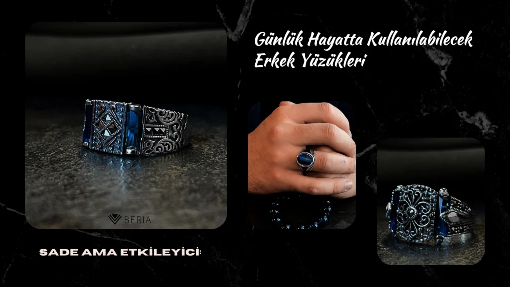 Sade ama Etkileyici: Günlük Hayatta Kullanılabilecek Erkek Yüzükleri
