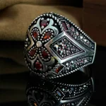 Centilmen Muhafız Gümüş Erkek Yüzüğü