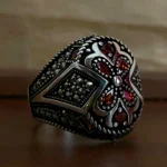 Centilmen Muhafız Gümüş Erkek Yüzüğü