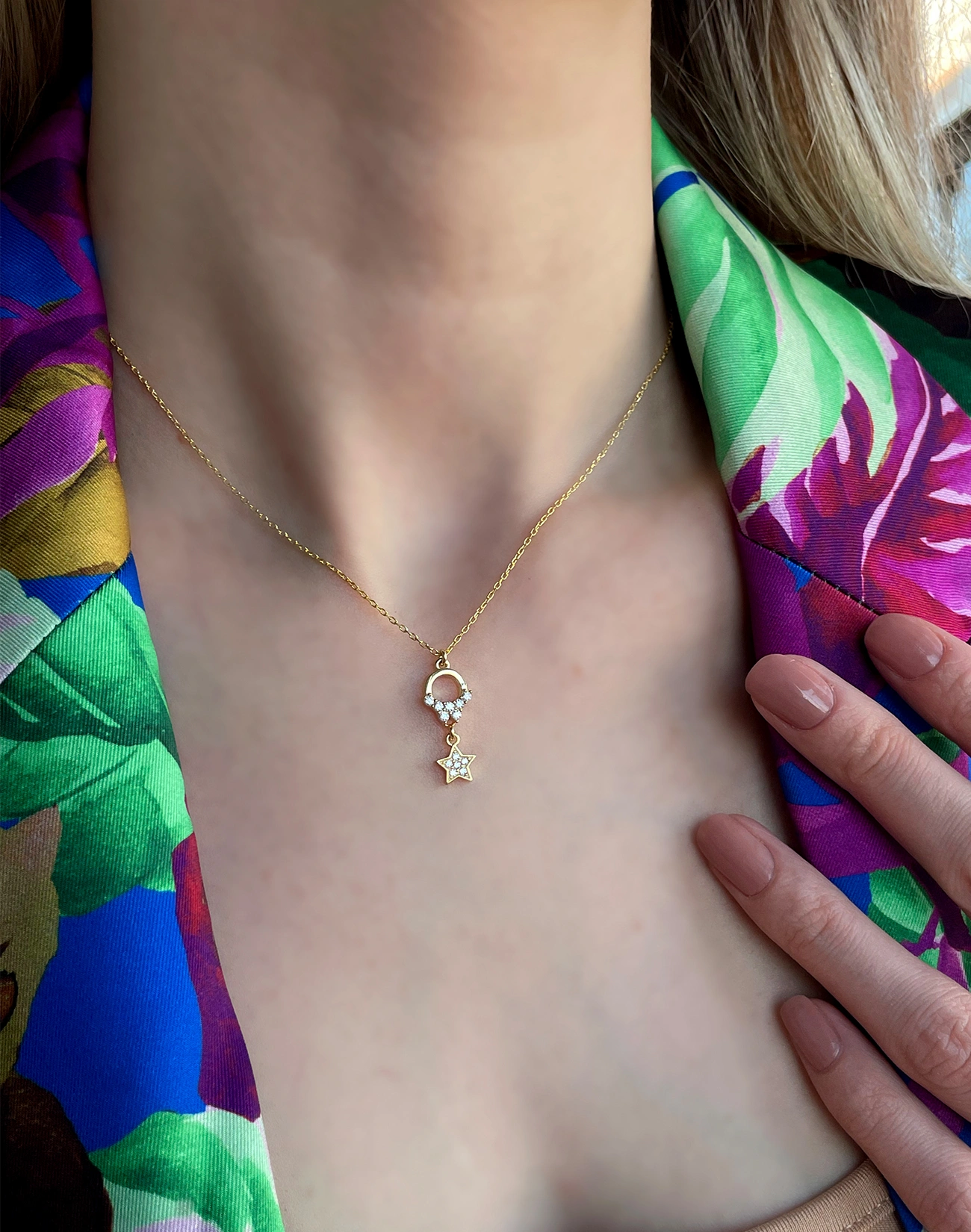 Gümüş Kolye - Brsl0527-1 Gümüş Kolye