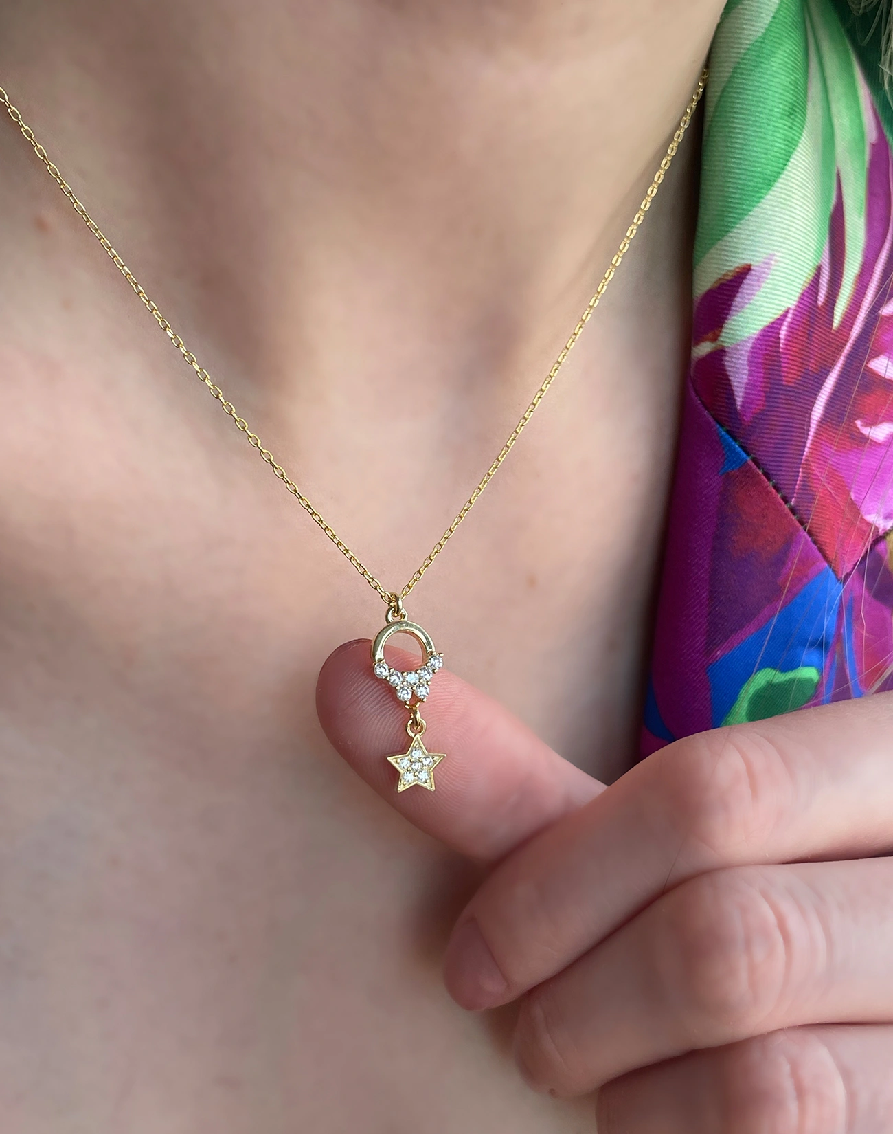 Gümüş Kolye - Brsl0527-2 Gümüş Kolye