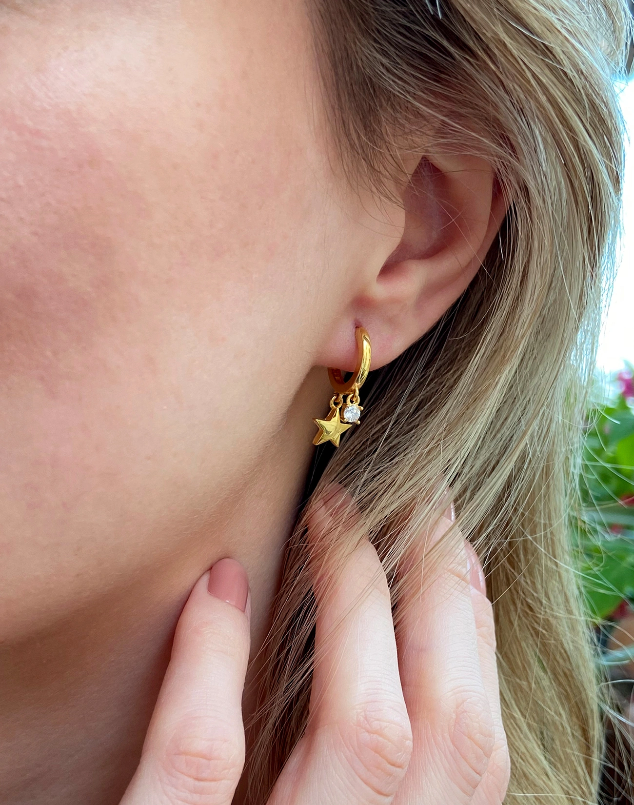 Gümüş Küpe - Brsl0544-4 Gümüş Küpe