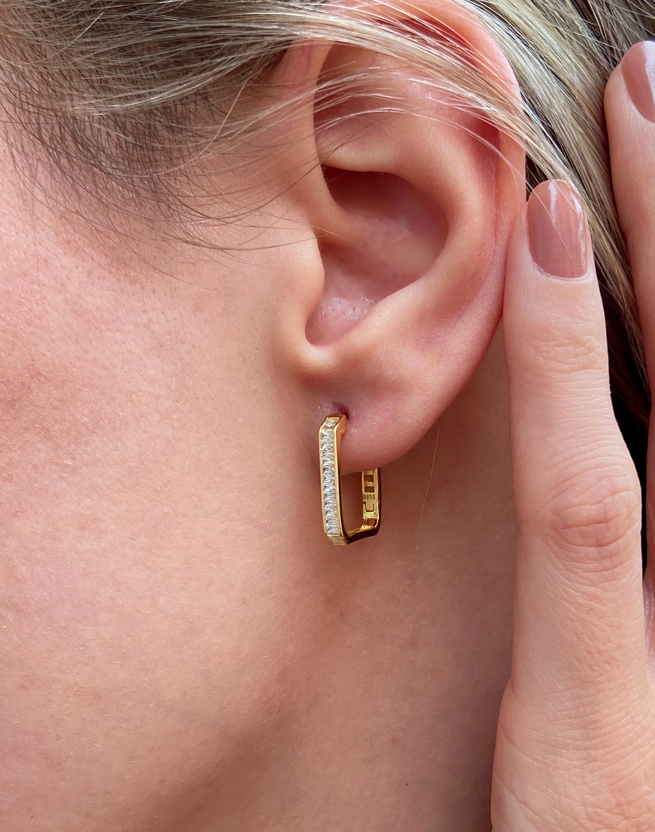 Gümüş Küpe - Brsl0551-1 Gümüş Küpe