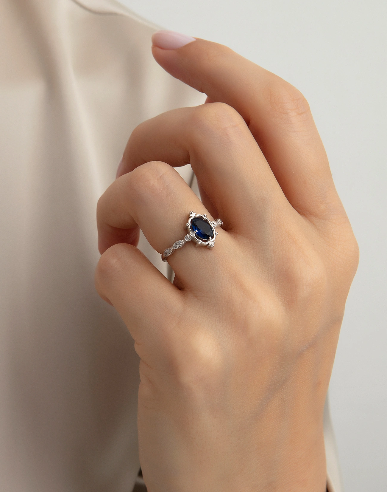 Gümüş Yüzük - Brsl0574-YZ-1 Gümüş Yüzük