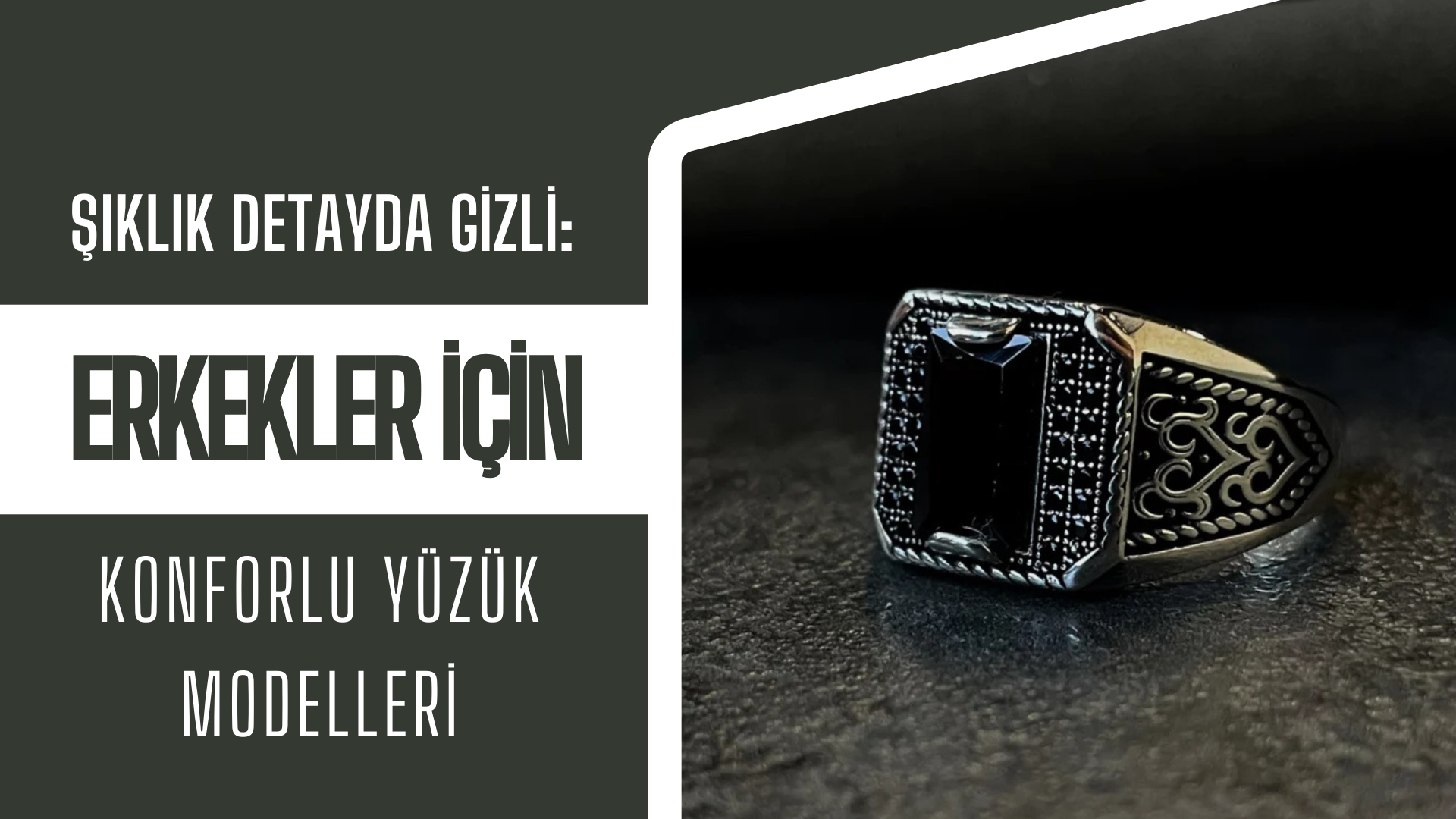 Gümüş Erkek Yüzüğü
