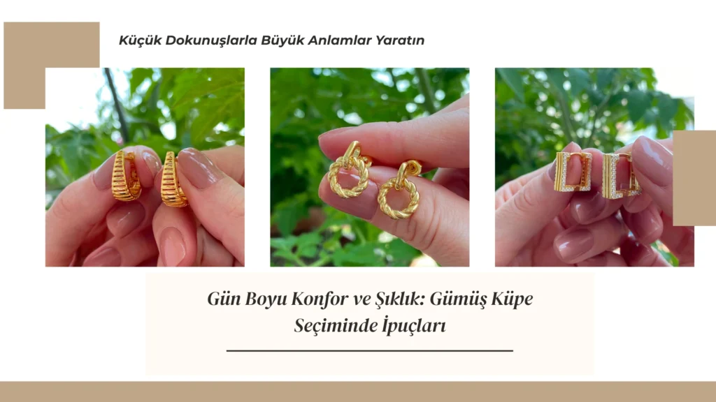 Gümüş Küpe Modelleri